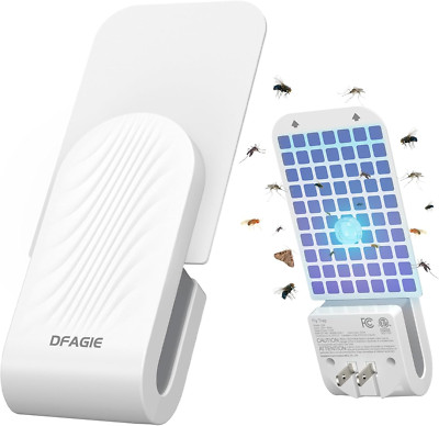 Fly Trap Indoor(1 Device + 5 Glue Cards), Plug-In Flying Insect Trap for Mosquit