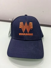 WHATABURGER Baseball Cap Hat Adult Unisex Adjustable Navy Blue