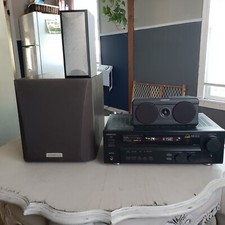 Kenwood VR-616 Audio Surround Stereo Receiver, Sub-woofer, &amp; Theatre Speaker+  			