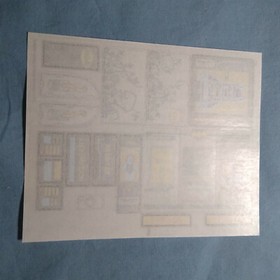 Genuine LEGO Sticker Sheet 6860 The Batcave Unused No Bricks Super Heroes 76707