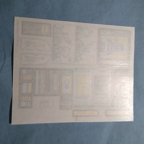 Original LEGO Aufkleberblatt 6860 The Batcave unbenutzt keine Steine Super Heroes 76707 - Bild 4 von 4