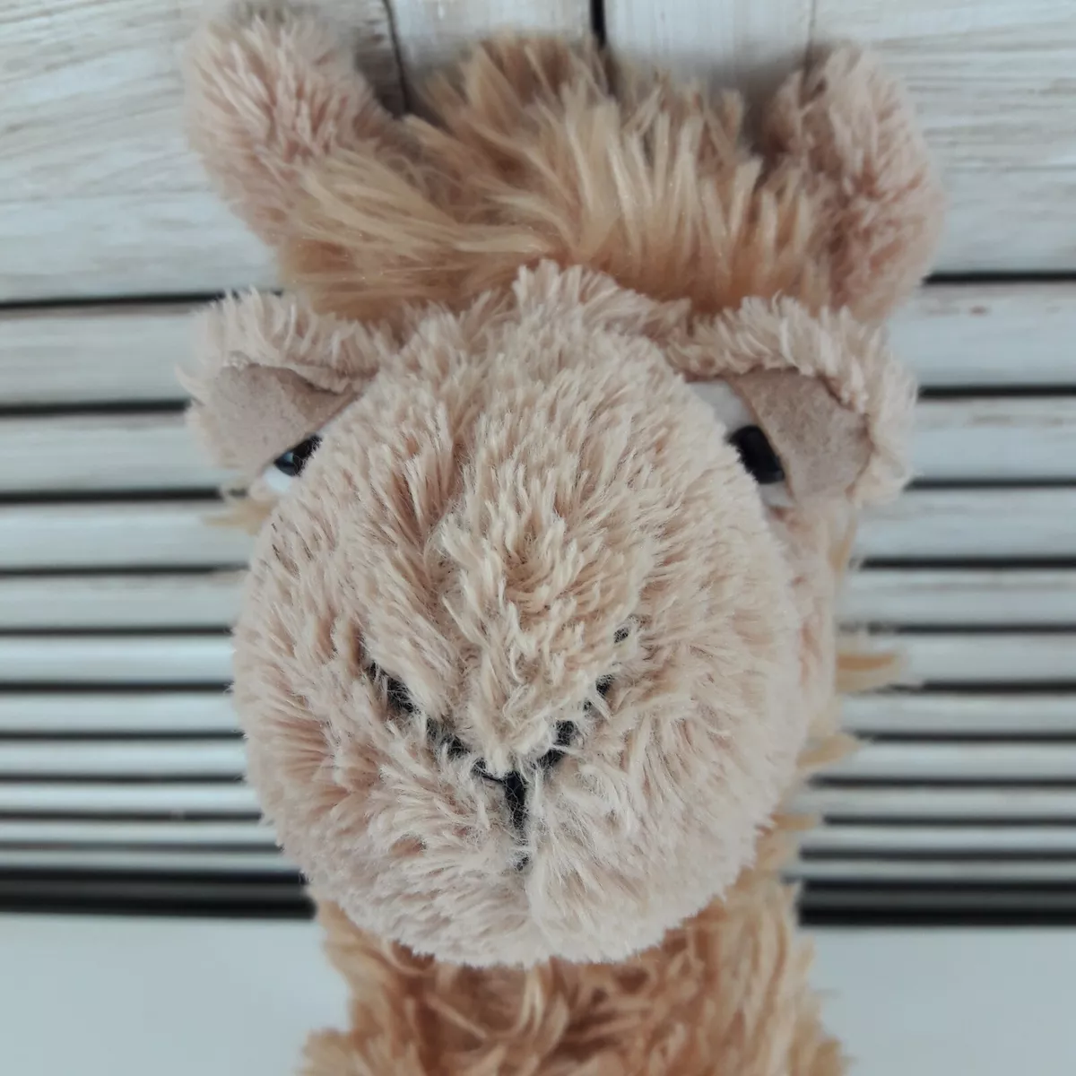 Retired Jellycat London Llama Alpaca Tan Stuffed Animal 13