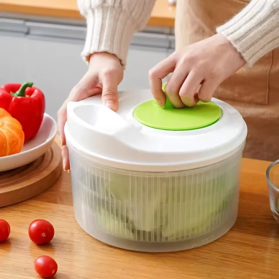 2025 Quick Manual Large Salad Spinner W/ Drain Basket Kitchen Washing Tools - UK
Opens in a new wind