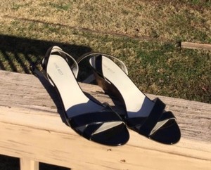 nine west black wedges