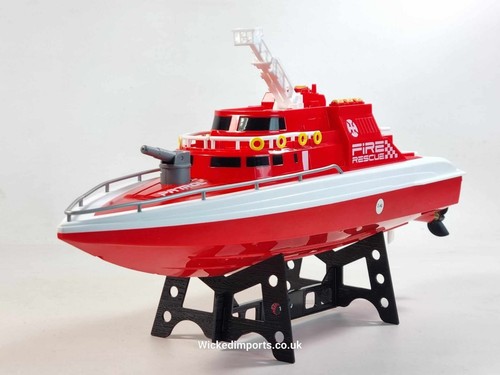 RC Water Spray Speed Boat H160 - 20KM/H Fire Rescue Toy for Kids - Picture 19 of 20
