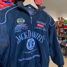 1990s Vintage KIDS NASCAR CUP SERIES GM Jack Daniels Racing Jacket Jeff Hamilton