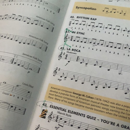 Hal Leonard Essential Elements Bb Clarinet Book Lot 1 And 2 Used Sheet Music See - Picture 15 of 16