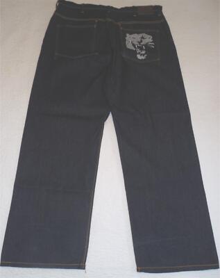 SEAN JOHN Y2K Vintage Embroidered Lion Denim Jeans Baggy Hip Hop