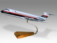 BAC 111 Laker Airways Desk Wood Airplane New Model Small Scale 1/100