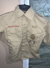 Boy Scout BSA UNIFORM SHIRT New Style Youth Small R32