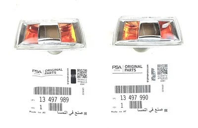 2x Originale Opel Blinkleuchten Vorne Rechts + Links Astra, Corsa, Zafira, Adam - Bild 1 von 4