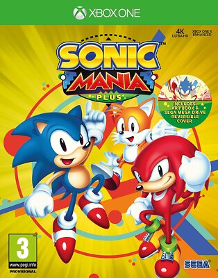Sonic Mania Plus Xbox One with art book Brand New Factory