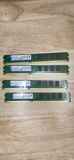 Kingston PC3-10600 2 GB DIMM 1333 MHz DDR3 Memory KVR1333D3S8N9/2G Lot Of 4 8GB