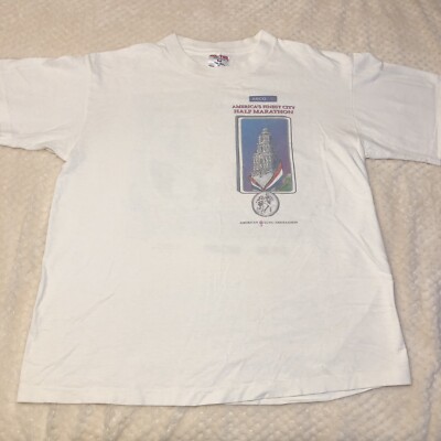 サンディエゴハーフマラソン Tシャツ Mサイズ90s Vintage Rare 1991 San Diego Half Marathon T Shirt Sz Large L