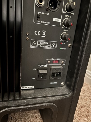 American Audio DLS15P 15” 2-way Powered Speaker TESTED WORKS - Picture 6 of 7