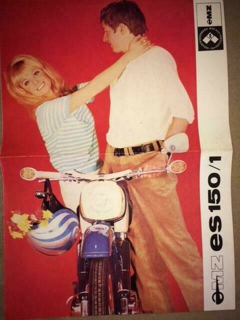 MZ ES150/1 1968 1969 1970 ???? Motorcycle Brochure 111-6-15