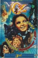 Nice WIZARD OF OZ Large Postcard Judy Garland Margaret Hamilton Ray Bolger