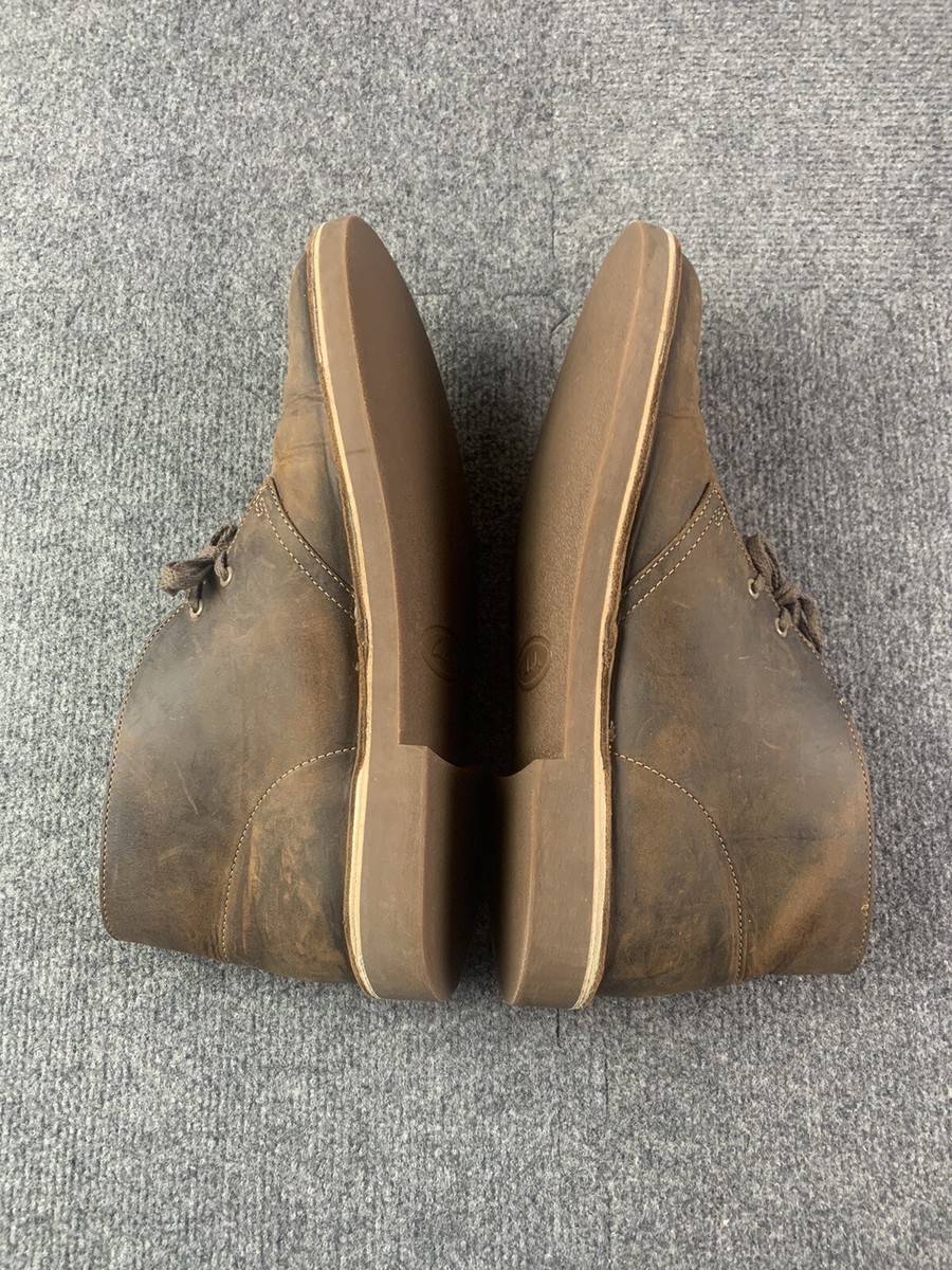 Clarks Collection Mens Distressed Leather Chukka Boots Size  display picture 1