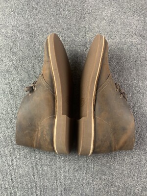 Clarks Collection Mens Distressed Leather Chukka Boots Size  display picture 1