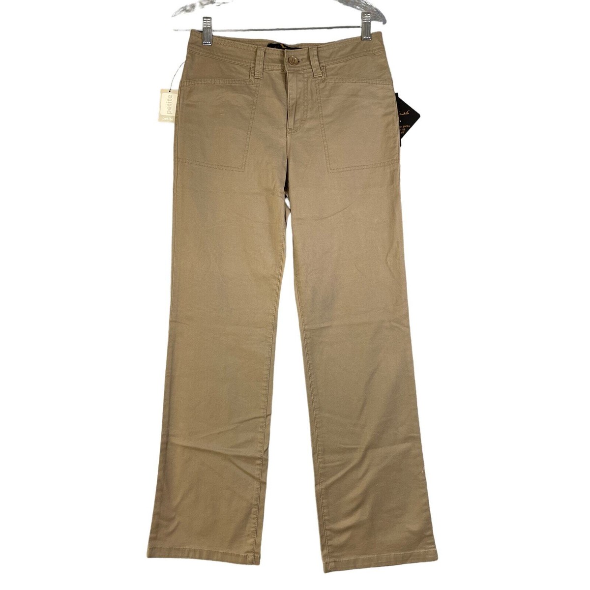 Gloria Vanderbilt Tan Pants Mona Comfort Stretch Twill Mid-Rise 6 P NWT |  eBay