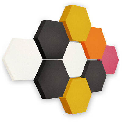 Edition ''LOFT'' 9 Absorber Wabe Akustikelement Wand / Decke aus Basotect   #L031