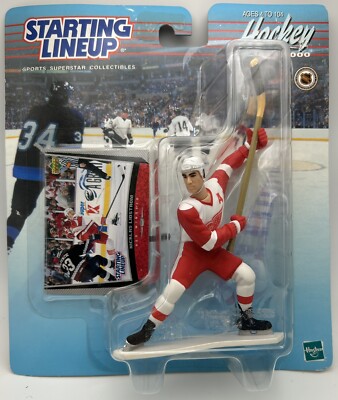 New Hasbro Starting Line Up Nicolas Lindstrom Detroit Red Wings Action Figure