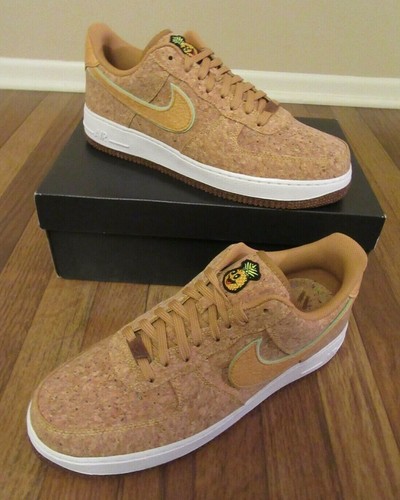 Nike Air Force 1 '07 PRM Size 11 Multi-Color Metallic Gold Flax DJ2536 900  Cork | eBay