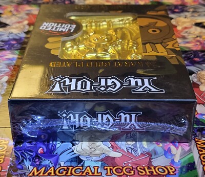 Yugioh Time Wizard Limited Edition 24 Karat Gold Plated Metal Card