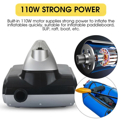 20PSI SUP Electric Boat Air Pump Surfboard Compressor High Pressure Inflator - Picture 8 of 13