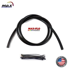 4' ft Fuel Line 3/16" ID x 5/16" OD BLACK POLY Gas Hose Tubing ATV DIRTBIKE