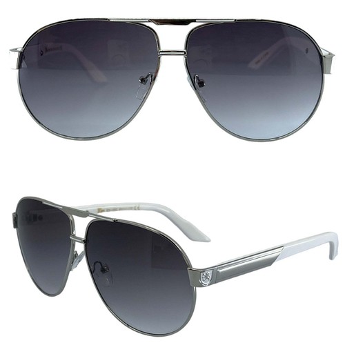 Khan Designer Pilot Sunglasses L Large Black Retro UV400 Big Mens Ladies Boys - Picture 13 of 13