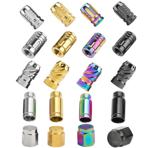 Titanium Tyre Valve Dust Caps Dustproof Cover Schrader for Car Bike Motorcycle