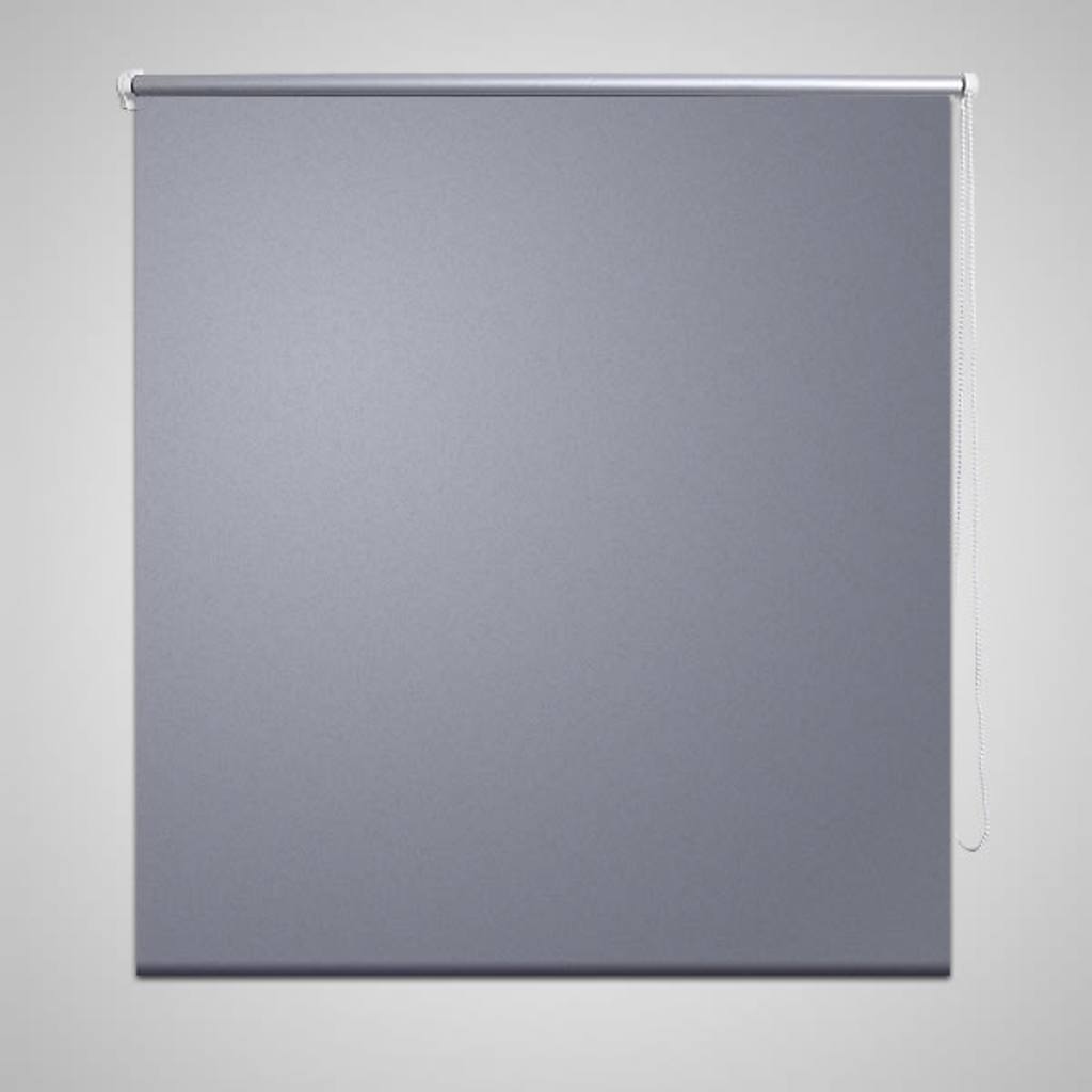 vidaXL Roller Blind Blackout 160 x 230 cm Grey