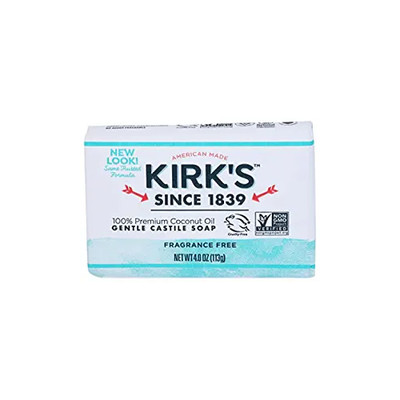 Kirk's Natural Original Coco Castile Bar Soap 4 oz 3 Ct Pack of 3