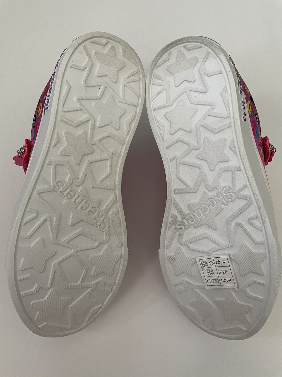 Skechers Twinkle Toes Emoji Sparkle Breeze Cutie Light Up