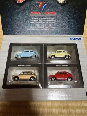 Lot 4 Set w/Box Tomica Limited Subaru 360/R2 Tomy Mini Car Japan