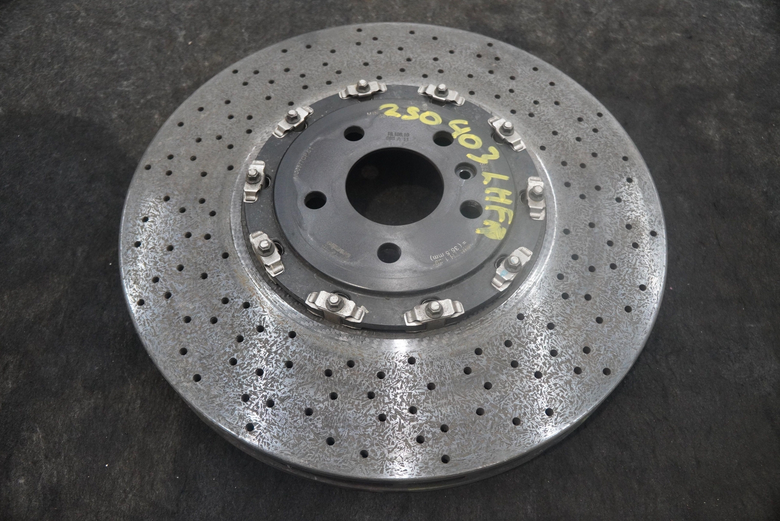 Front Disc Brake Rotor Carbon Ceramic 11C0377CP McLaren 650S 2015