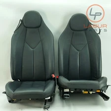 R171 05-11 Mercedes SLK Class Complete Front Right & Left Seat Seat Black S1087