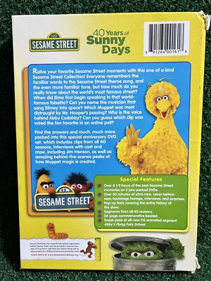 Sesame Street 40 Years of Sunny Days 2 DVD Boxed Set Elmo