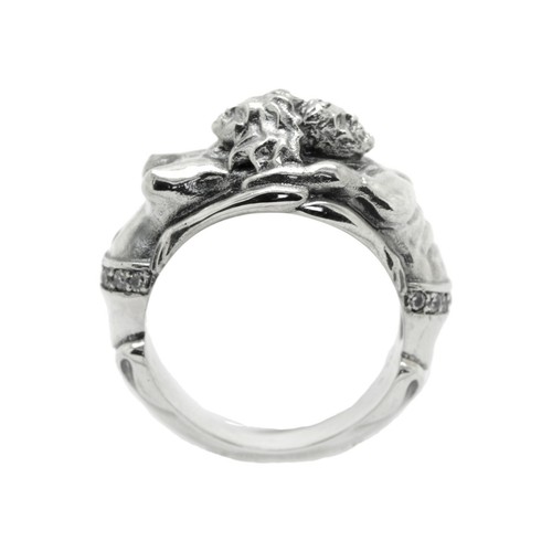 Anillo de compromiso perdido Adam and Eve Paradise, banda de plata esterlina para mujeres - Imagen 4 de 6