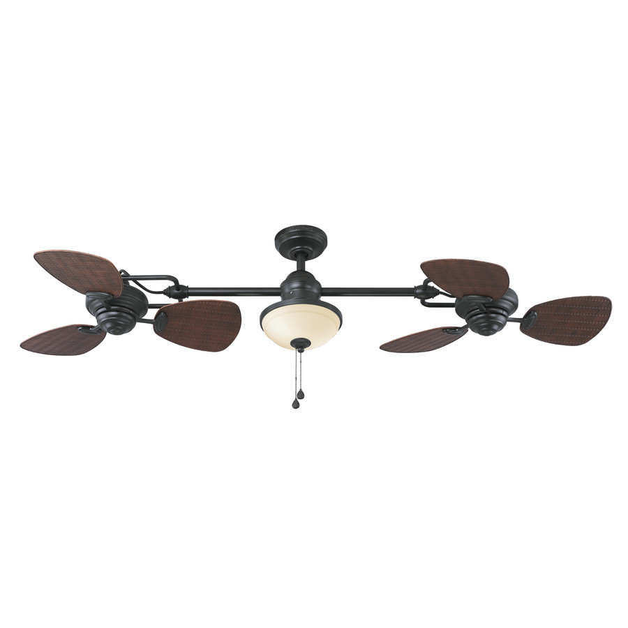 52 Harbor Breeze Tilghman Bronze Indoor Outdoor Tropical Ceiling