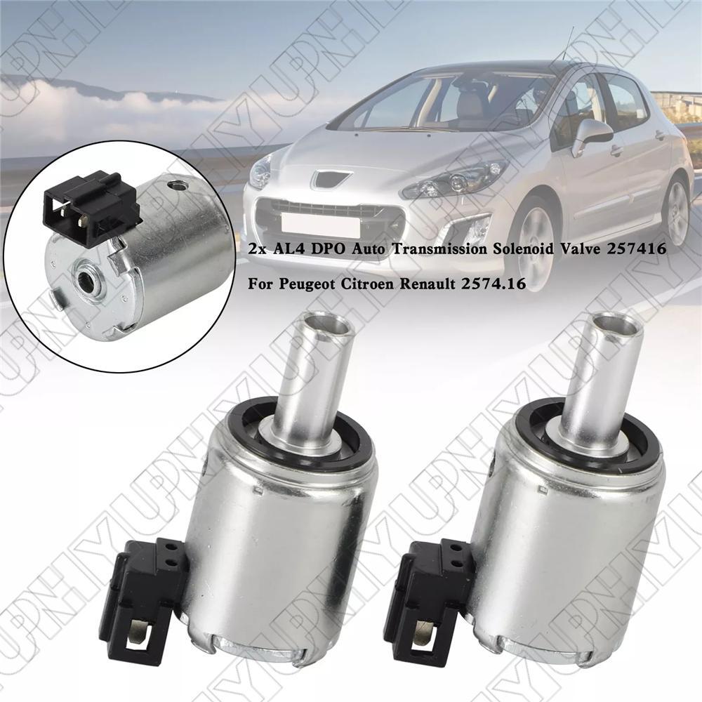 2Pcs For Peugeot Citroen Renault Auto Transmission Solenoid Valve