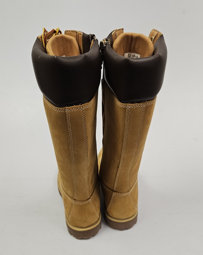 NEW Timberland Asphalt Trail 83980 Nubuck Leather Tall Boots Wheat Girl's Sz 4.5 - Picture 9 of 16