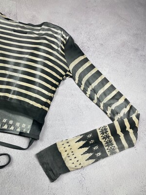 JPG Soleil Long-Sleeve V-Neck Shirt – Jean Paul Gaultier – Unique