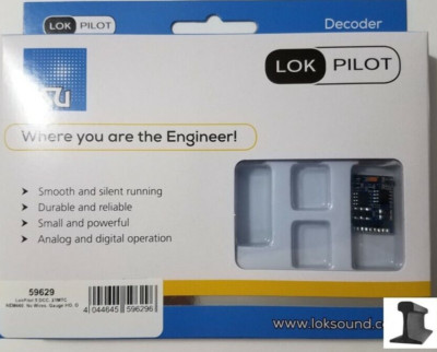 ESU 59629 ~ New 2025 ~ LokPilot V5.0 DCC Motor Decoder ~ 21 Pin ~ 4 Functions