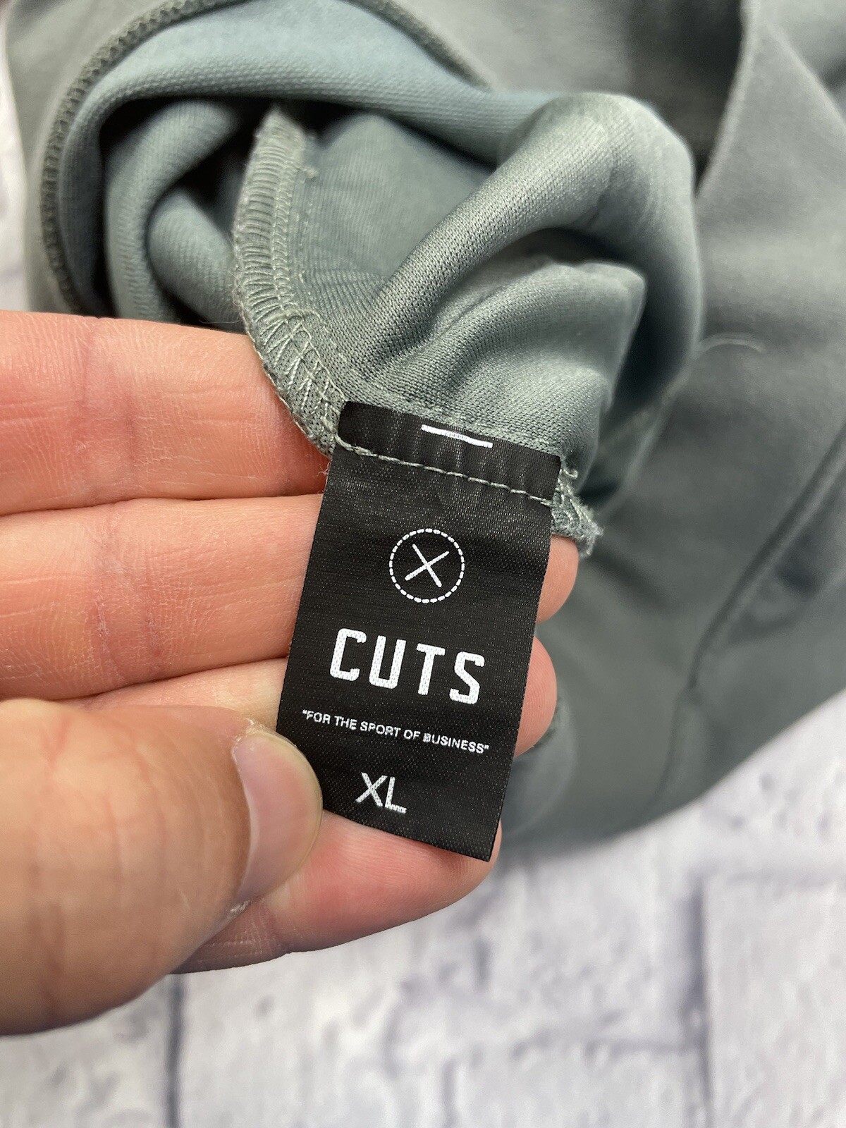 Cuts Clothing Hyperloop Split-Hem Hoodie Grey  St… - image 12