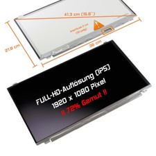 15,6" LED Display matt passend für Acer Aspire V15 Nitro KL.15608.015 Gamut 72%