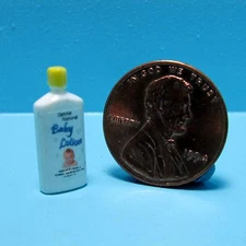 Dollhouse Miniature Detailed Replica Baby Lotion Bottle G088