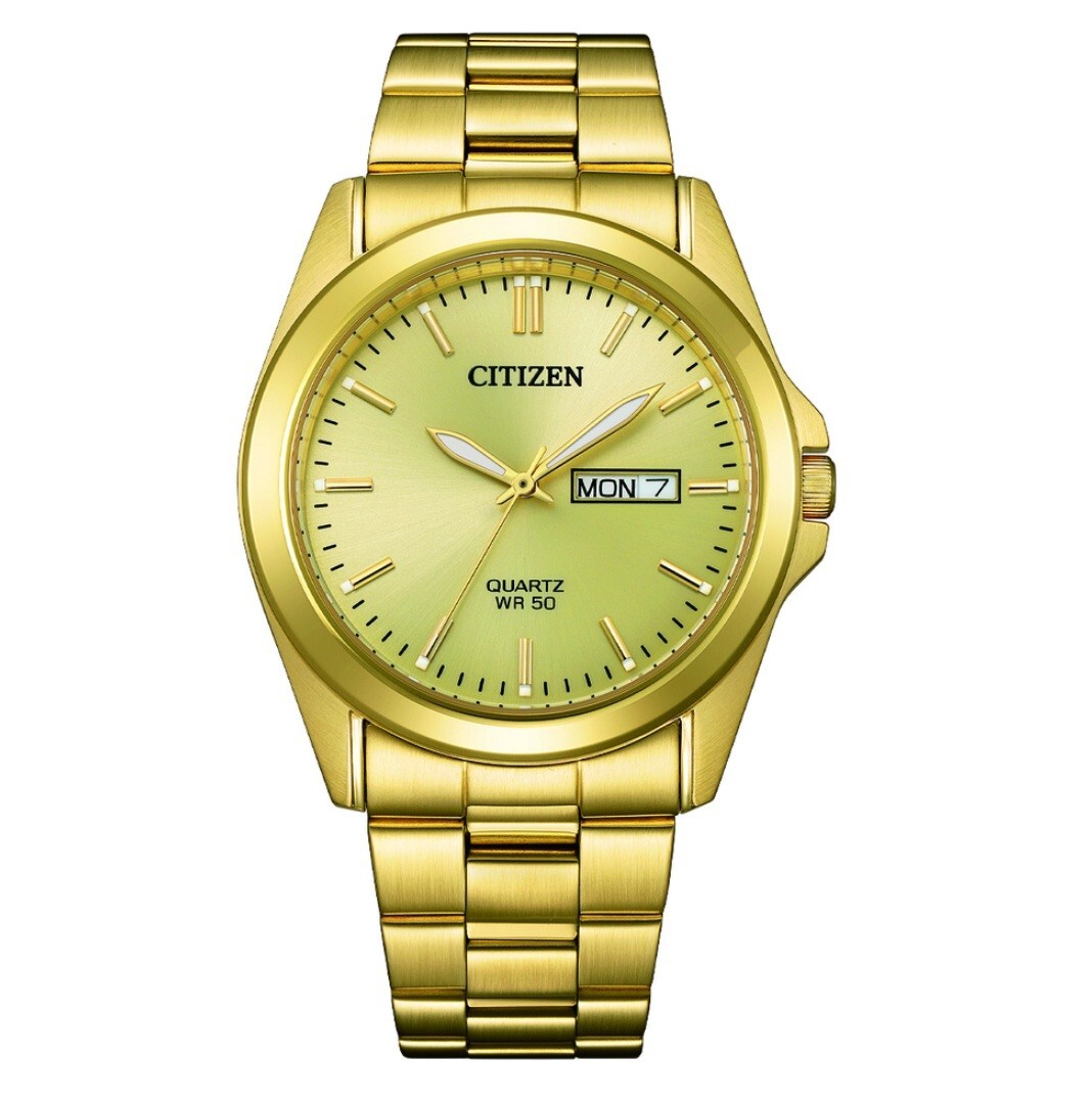 Citizen BF0583-59P Gold Tone Stainless Steel Analog Quartz Men's