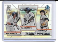 2020 Bowman Baseball - Talent Pipeline #TP-DET - Cameron/Mize/Greene